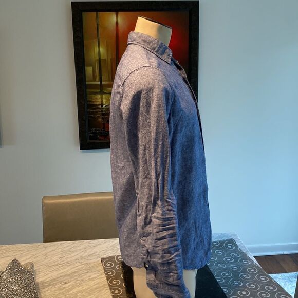 Z GAP Small Long Sleeve Casual Button Down Standard Fit Chest Pocket - Picture 4 of 7